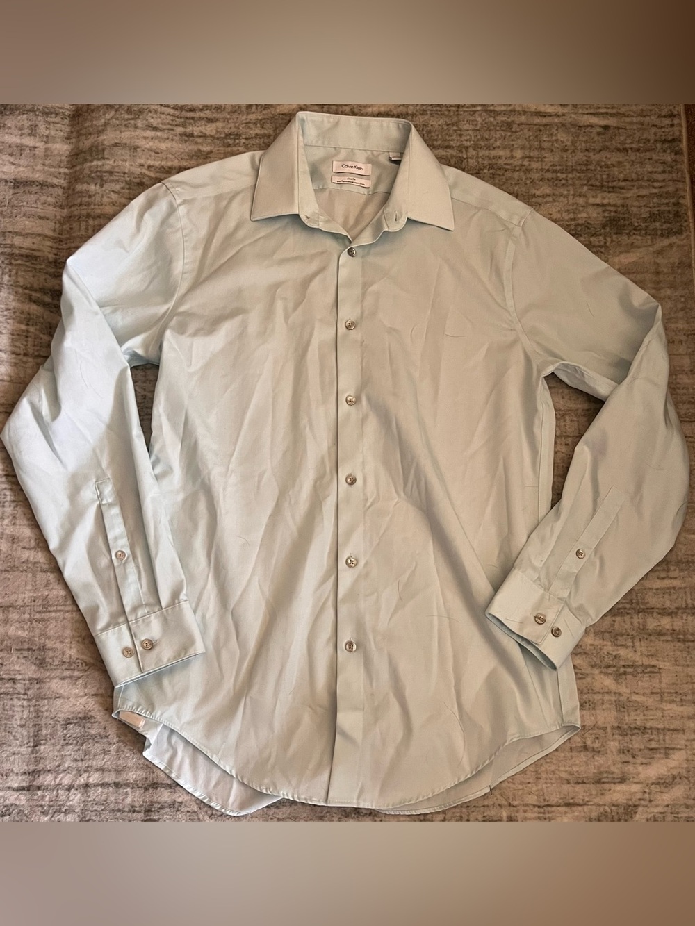 Calvin Klein Pale Blue Men's Dress Shirt